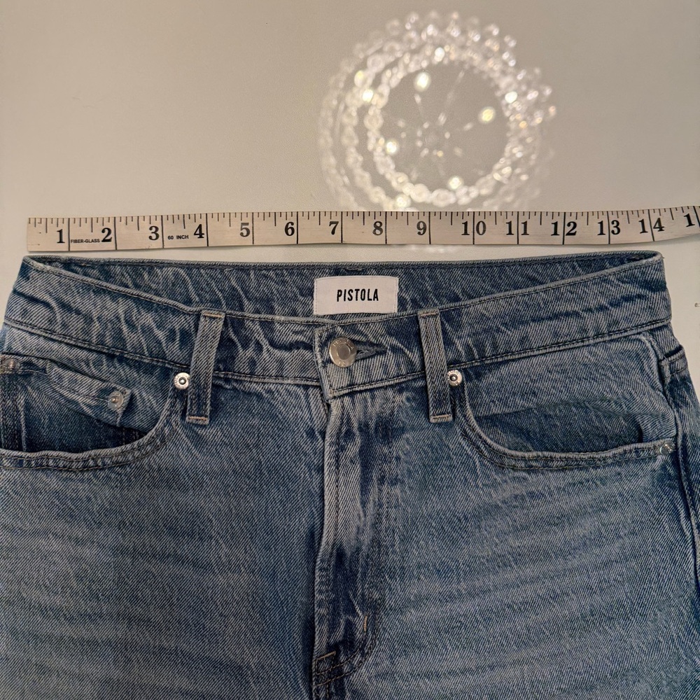 pistola Cassie Light Blue Straight-Leg Jeans - Picture 7 of 7